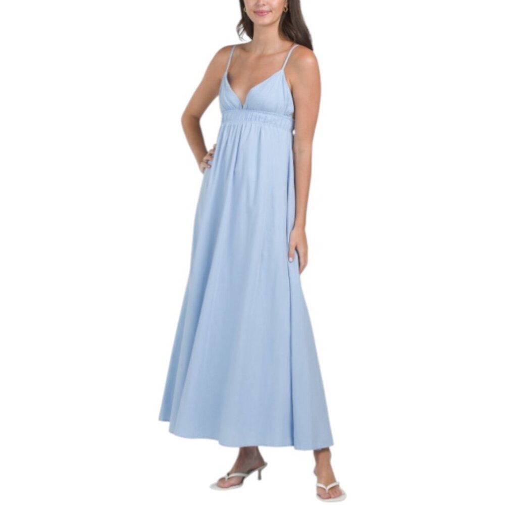 WHITE CLOSET Triangle Maxi Dress
